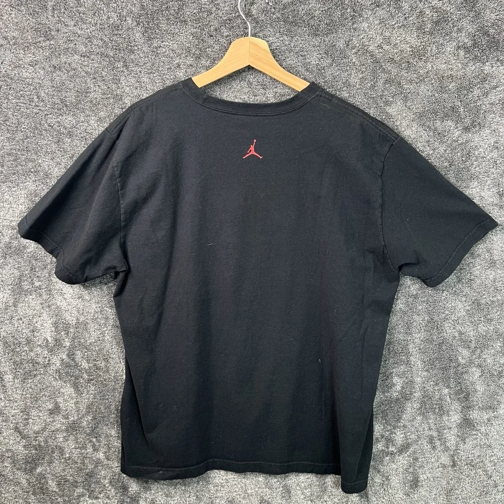 Nike Air Jordan Mens Shirt Size XL Black Red Air Jordan Basketball